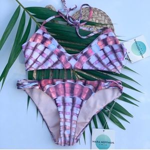 Mara Hoffman Mermaid Seashell bikini, NWT